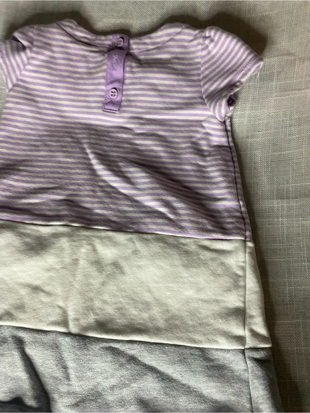 Gymboree Purple and White Striped Baby Top